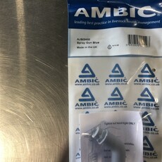 AMBIC BLUE PUSH BUTTON JETSTREAM GUN W/ FIXED NON-ADJUSTABLE NOZZLE