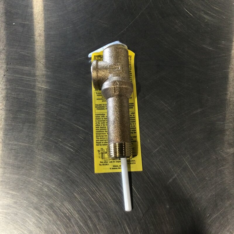WATTS 3/4 LLL100XL RELIEF VALVE 150#,  210°, 105,000 BTU