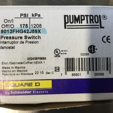 AIR COMPRESSOR PRESSURE SWITCH FIXED 40 psi., RANGE 100-200 psi.
