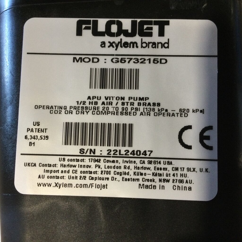 VITON FLOJET  PUMP