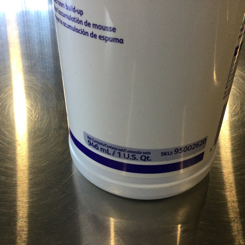 DIVERSEY LIQUID DEFOAMER 1-QT