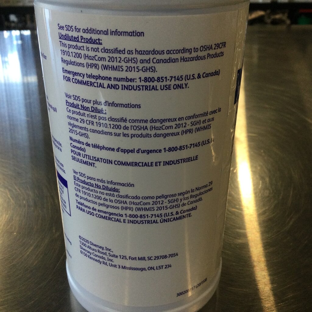 DIVERSEY LIQUID DEFOAMER 1-QT