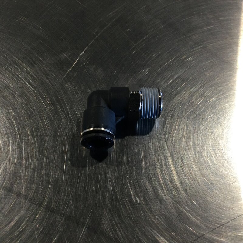 AIR FITTING 90° ELBOW T3/8 X 3/8 MPT