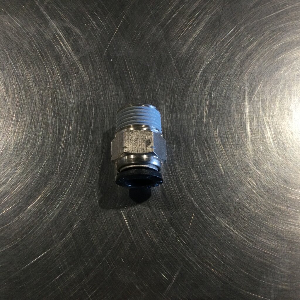 AIR FITTING STRAIGHT T3/8 X 3/8 MPT