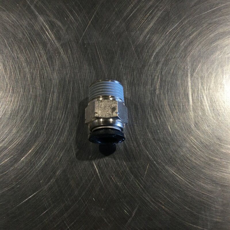 AIR FITTING STRAIGHT T3/8 X 3/8 MPT