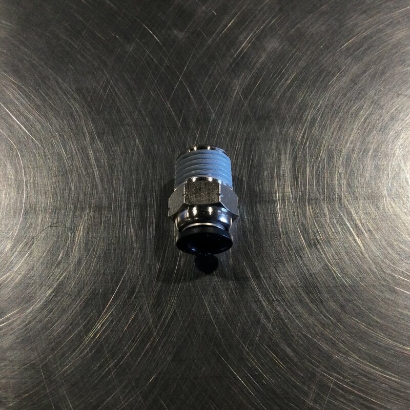 AIR FITTING STRAIGHT T1/4 X 1/4 MPT