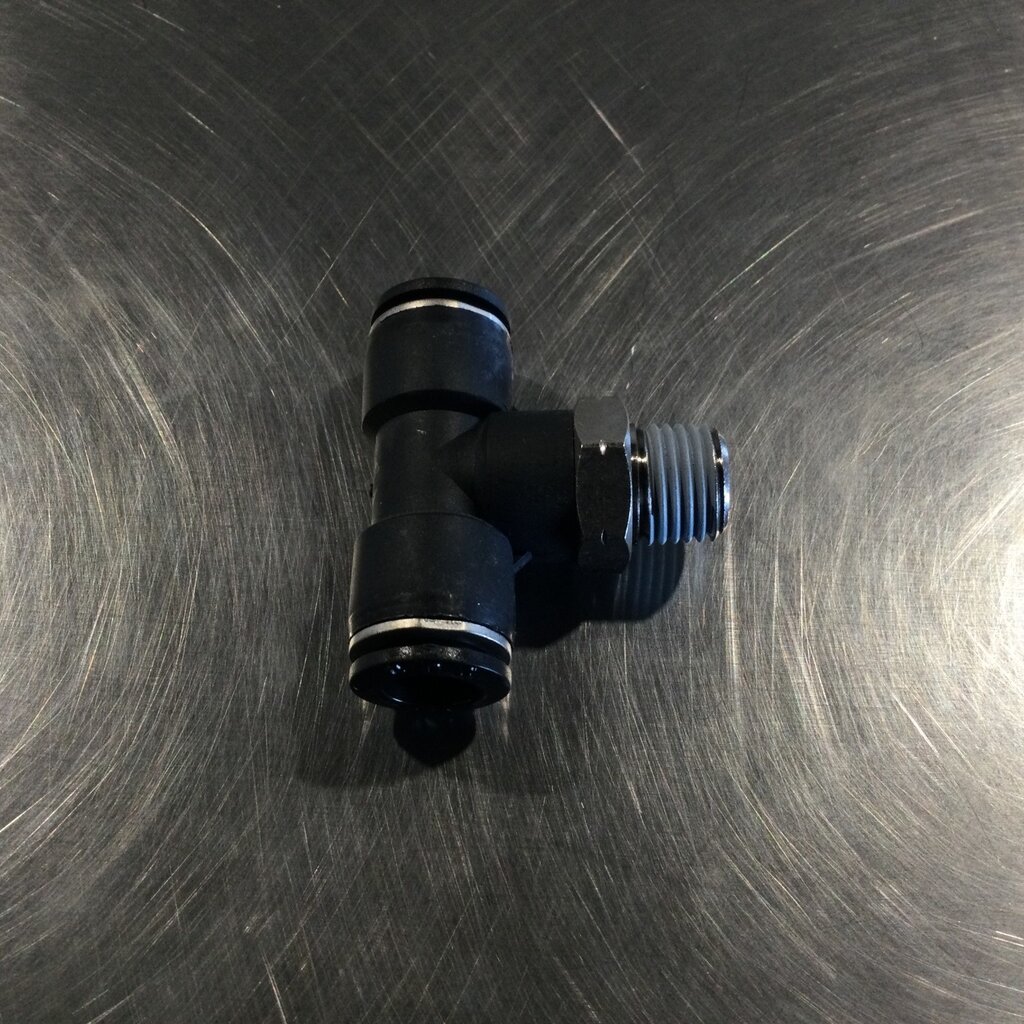 AIR FITTING TEE T3/8 X 1/4 MPT