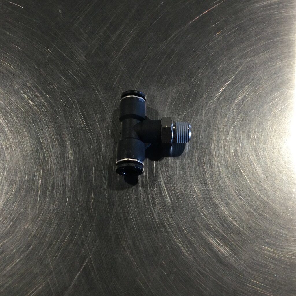 AIR FITTING TEE T1/4 X 1/8 MPT