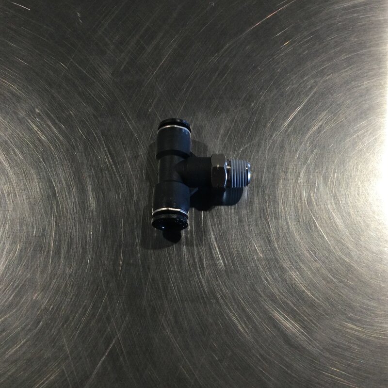 AIR FITTING TEE T1/4 X 1/8 MPT