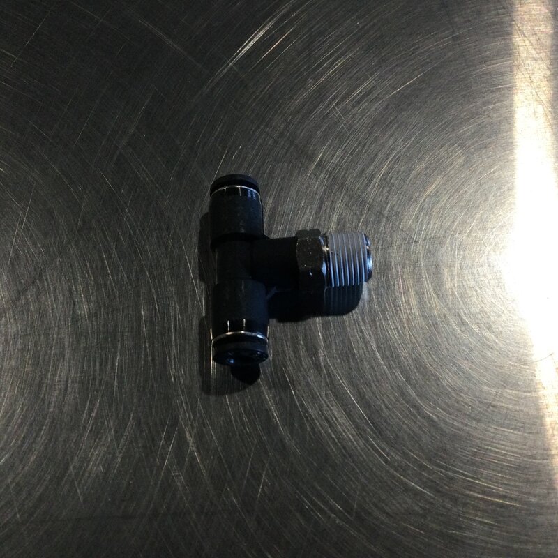 AIR FITTING TEE T5/32 X 1/8 MPT