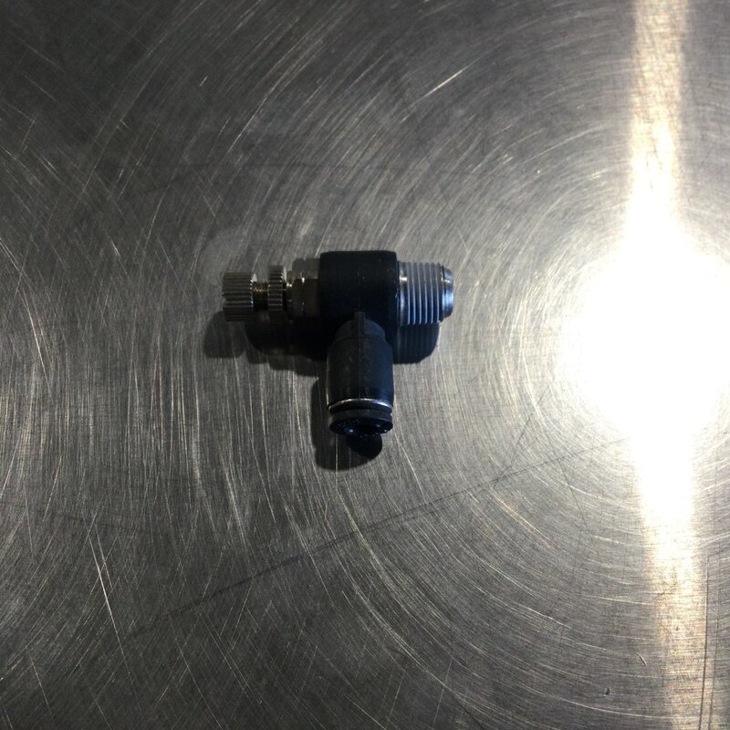 SPEED CONTROL 90° ELBOW T5/32 X 1/8 MPT