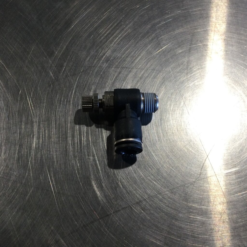 SPEED CONTROL 90° ELBOW T1/4 X 1/8 MPT