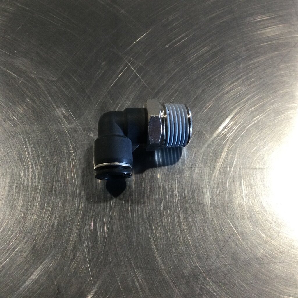 AIR FITTING 90° ELBOW T3/8 X 1/2 MPT
