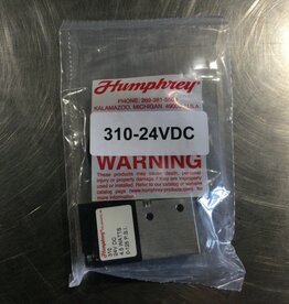 3-WAY DIRECT ACTING SOLENOID VALVE, 24VDC, 4.5 WATTS, 125 PSI, 1/8-27 PORTS