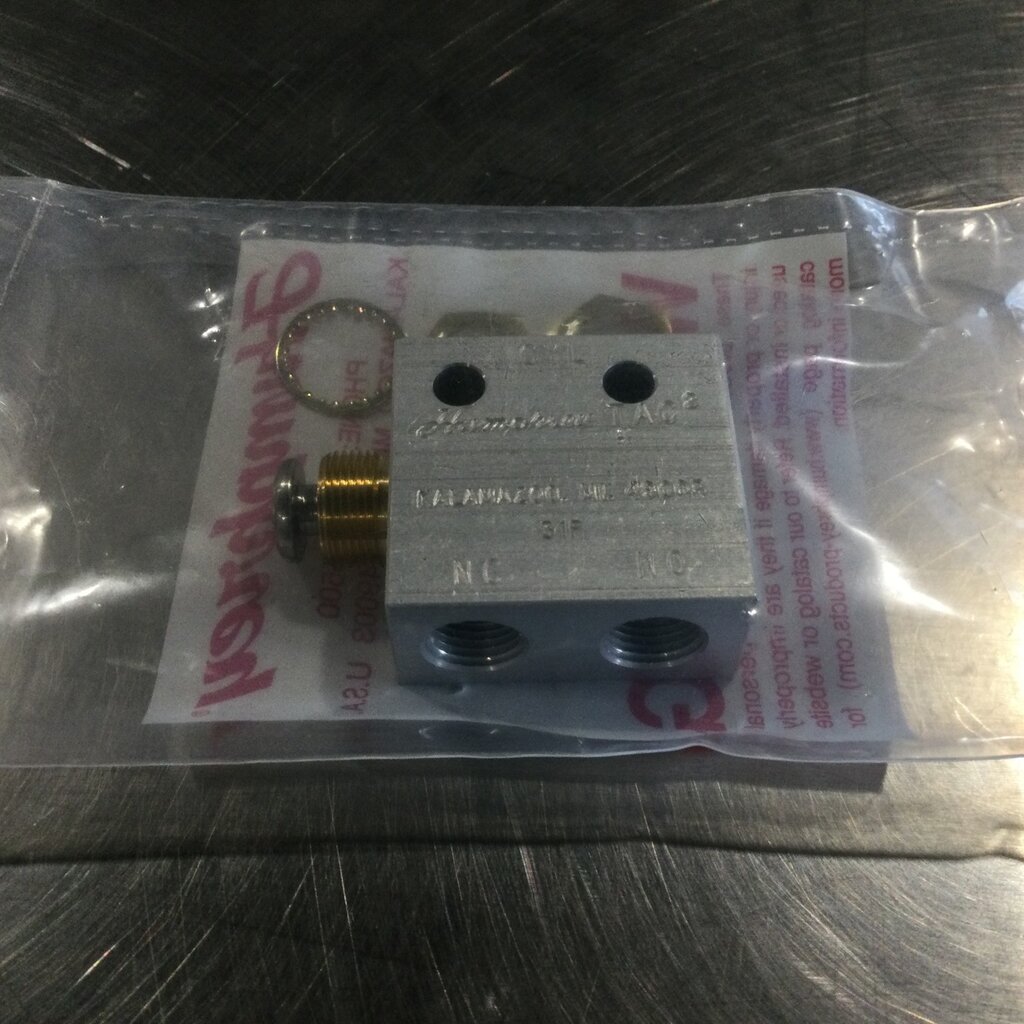 3-WAY AIR BUTTON VALVE