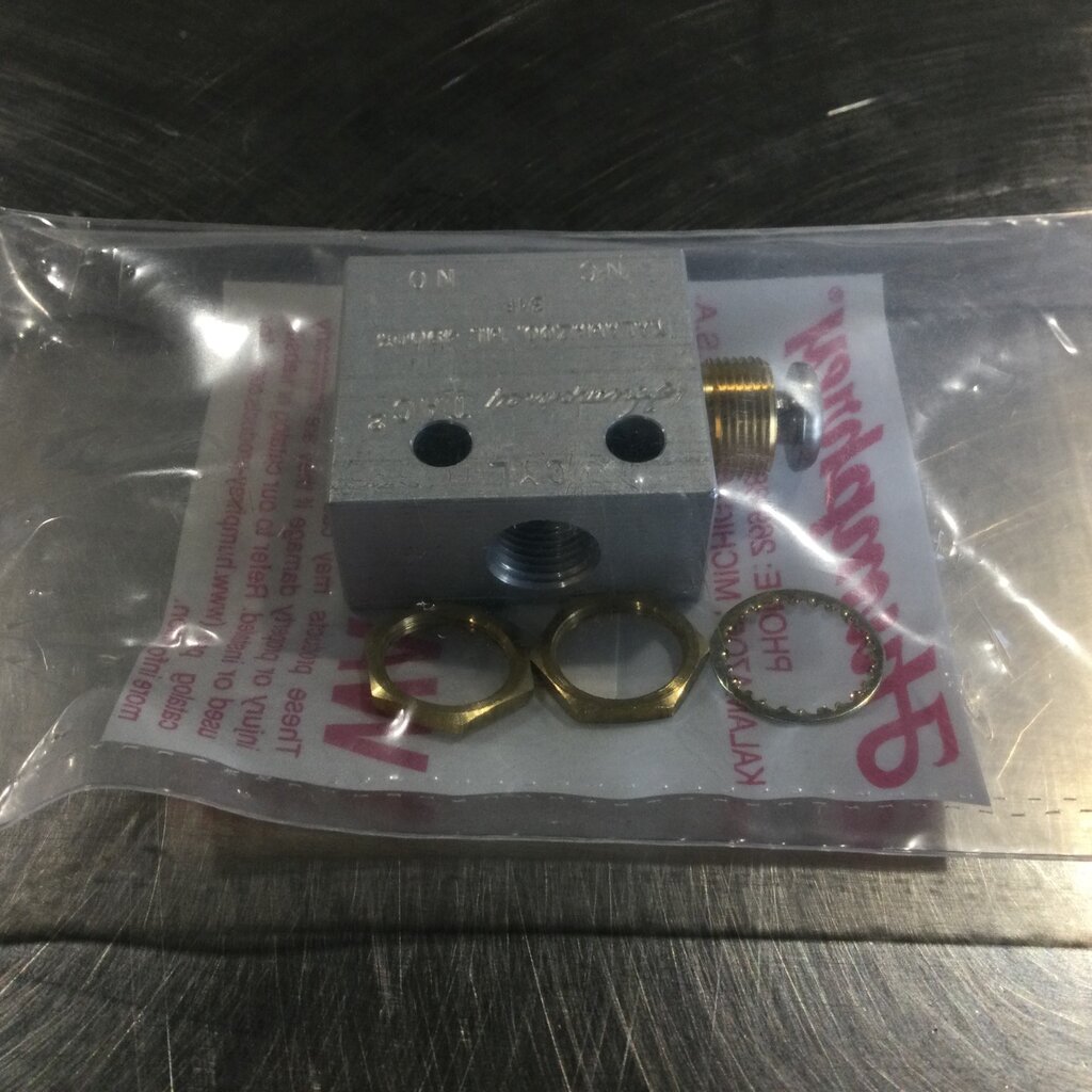 3-WAY AIR BUTTON VALVE