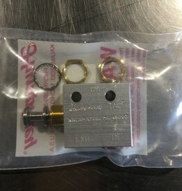 3-WAY PUSH/PULL BUTTON AIR VALVE N.C. 1/8 PORTS