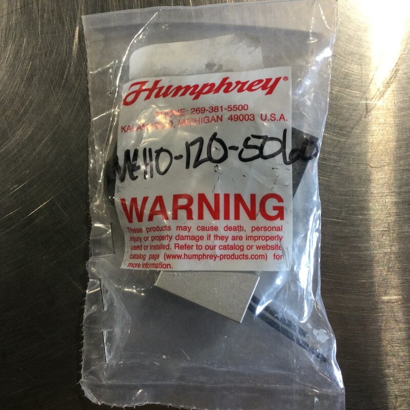 4-WAY DIRECT ACTING MANIFOLD SOLENOID VALVE, 120VAC, 4.5 WATTS,125 PSI, 1/8-27 PORTS