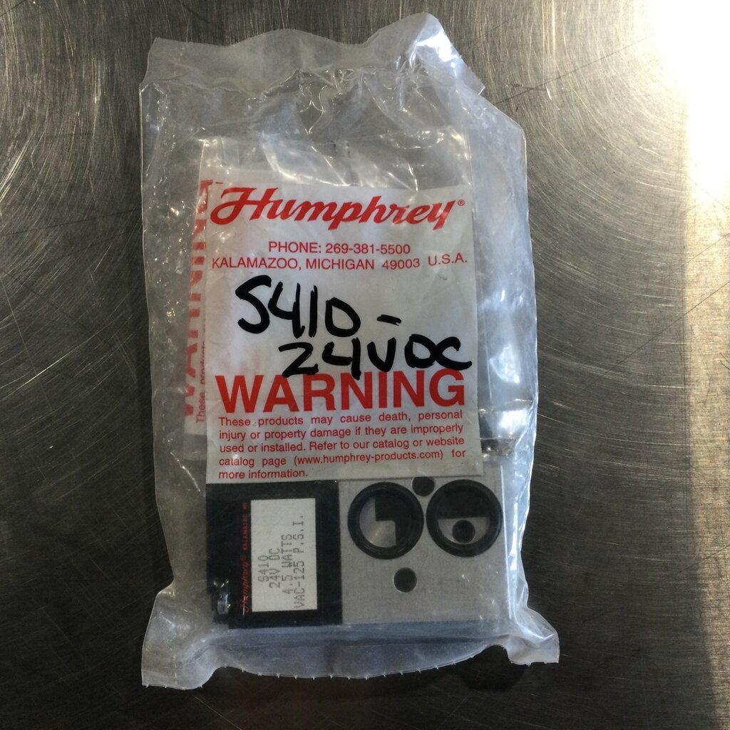 4-WAY DIRECT ACTING STACKABLE SOLENOID VALVE, 24VDC, 4.5 WATTS, 125 PSI, 1/8-27 PORTS