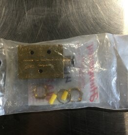 AIR VALVE 4-WAY, 2-POSITION, 0-125 PSIG, 1/8" NPT, EXHAUST PORTS #10-32