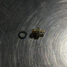 BARB FITTING BRASS 1/8 ID X 1/8 NPT (individual)