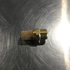 BRASS CONE AIR EXHAUST MUFFLER 1/8 MPT