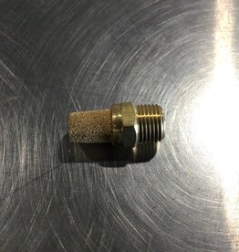 BRASS CONE AIR EXHAUST MUFFLER 1/8 MPT