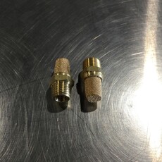 BRASS CONE AIR EXHAUST MUFFLER 1/8 MPT