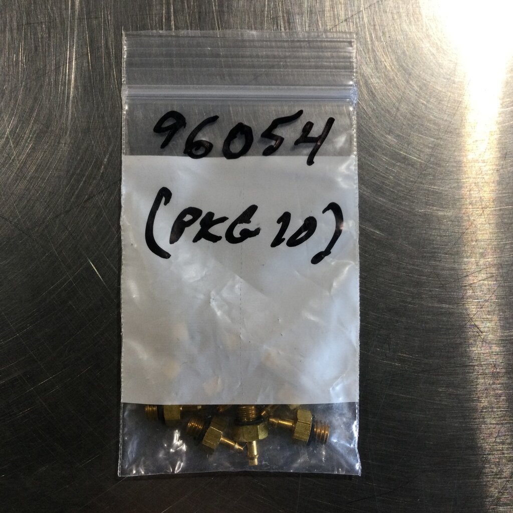 BARB FITTING BRASS #10-32 X 1/16 (individual)