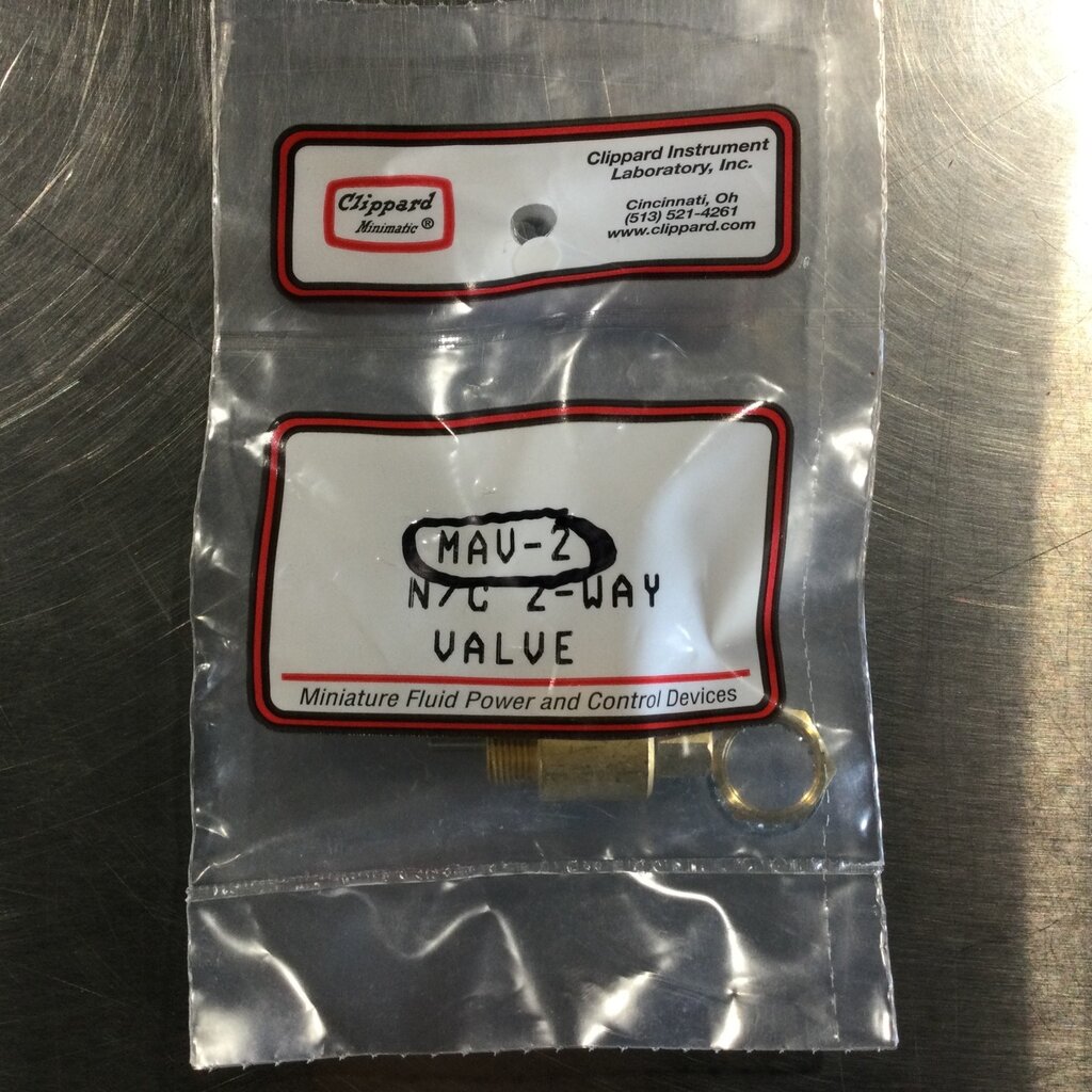 2-WAY VALVE W/ #10-32 PORTS