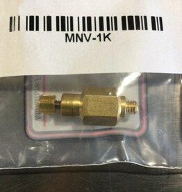 NEEDLE VALVE W/ #10-32 UNF PORTS & SPEED KNOB