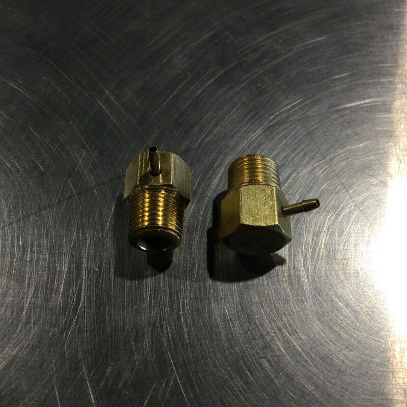 BARB FITTING BRASS 90° ELBOW 1/16 X 1/8 MPT (INDIVIDUAL)