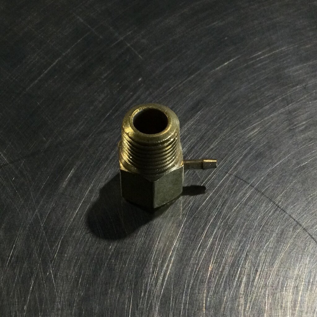 BARB FITTING BRASS 90° ELBOW 1/16 X 1/8 MPT (INDIVIDUAL)