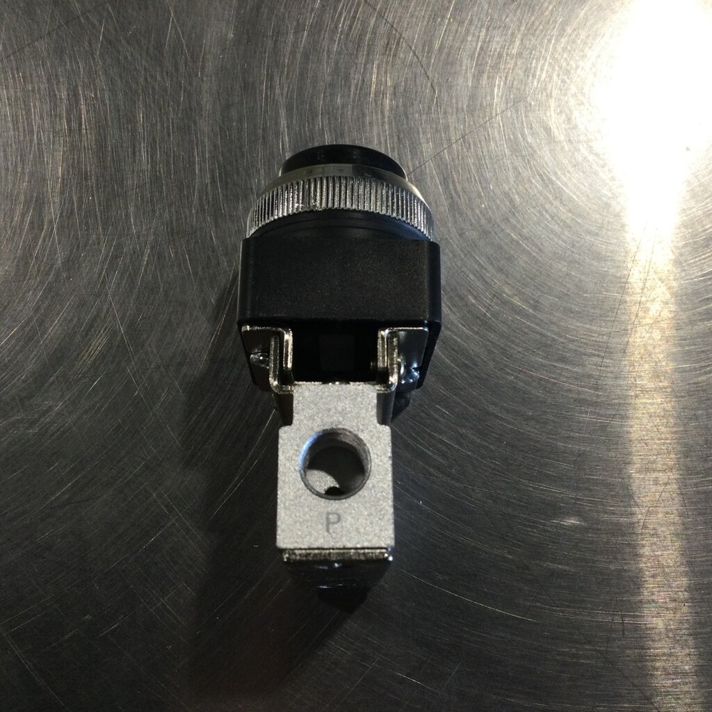 CROWD GATE SWITCH, MOMENTARY PUSH BUTTON, 1/8 NPT, 2-PORT, 3-WAY