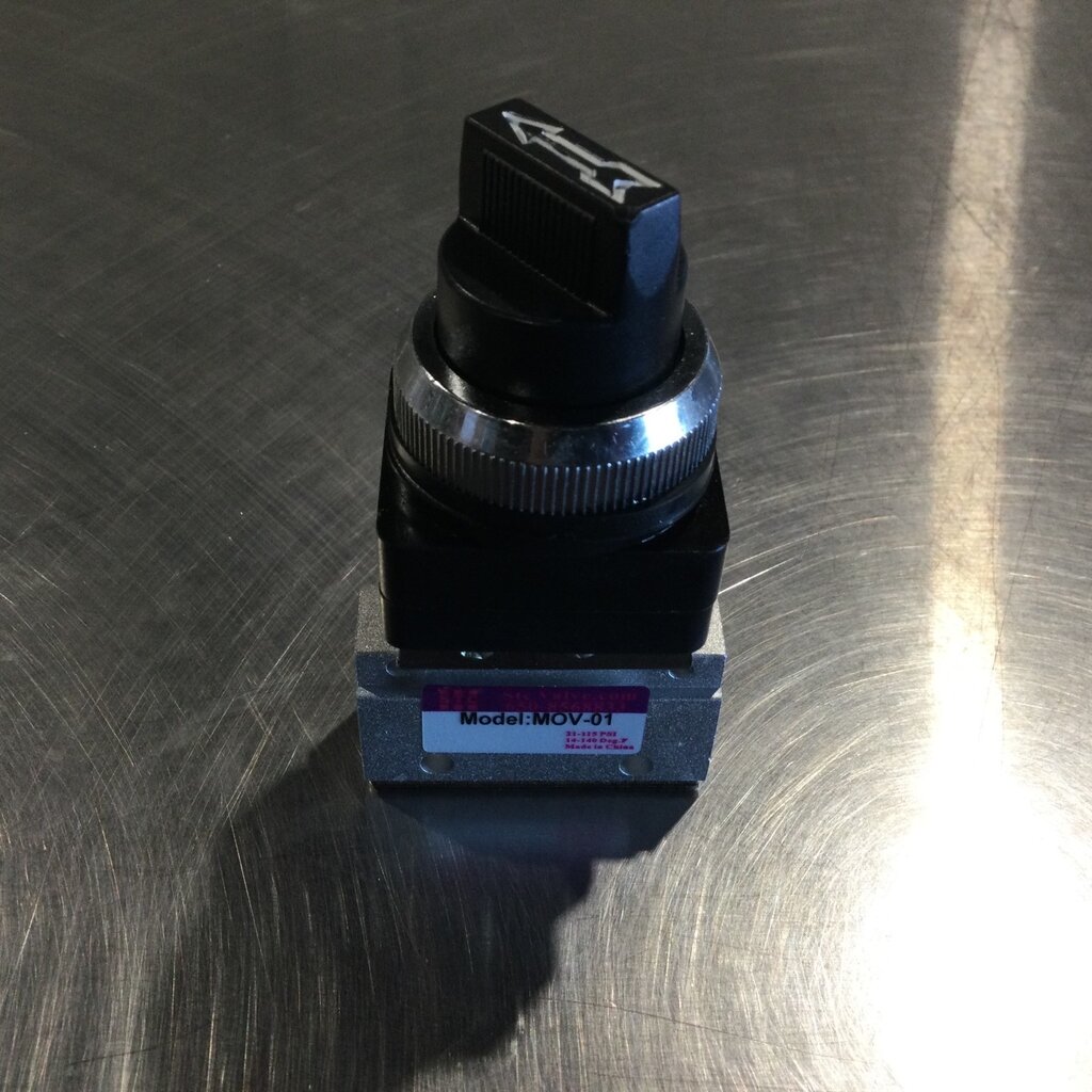 CROWD GATE SWITCH, OPEN, 1/8 NPT, 2-PORT, 3-WAY, 2-POSITION