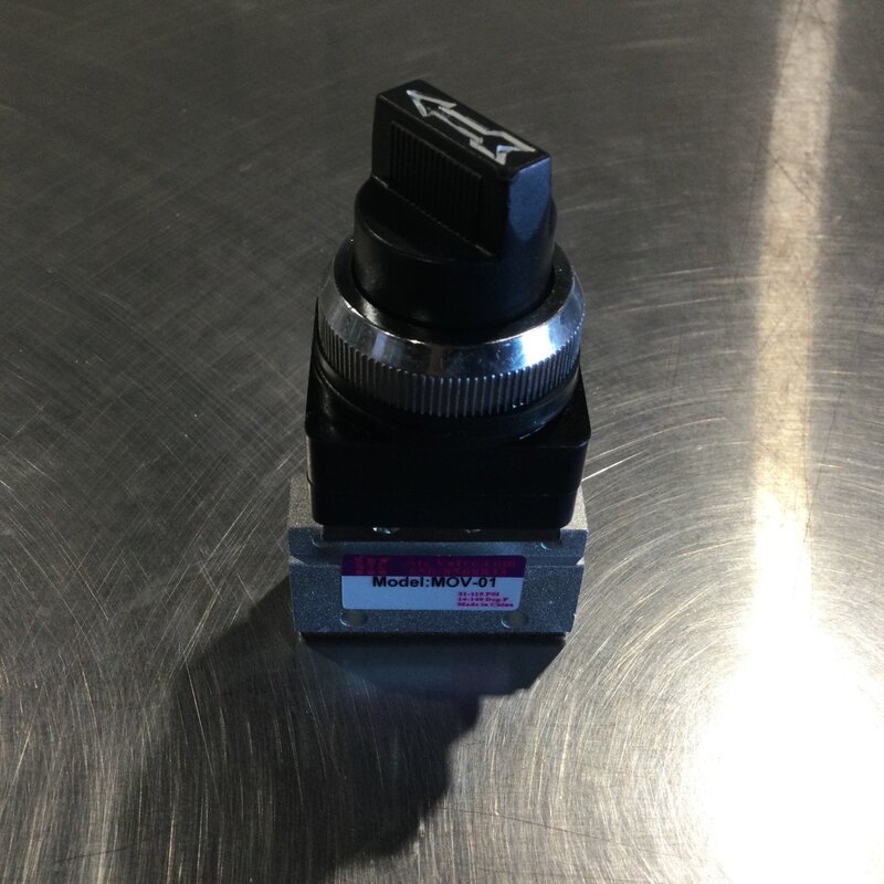 CROWD GATE SWITCH, OPEN, 1/8 NPT, 2-PORT, 3-WAY, 2-POSITION