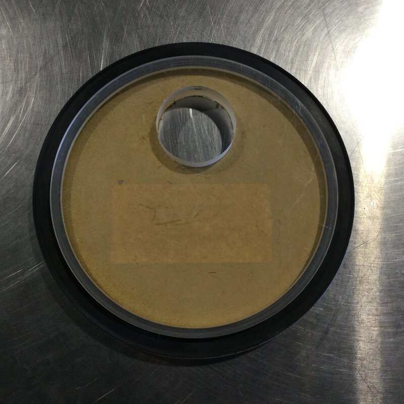 8" RECEIVER COVER W/ 2" HOLE