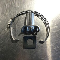 3" MILK LINE S/S HOSE CLAMP W/ 7/8 OD NIPPLE