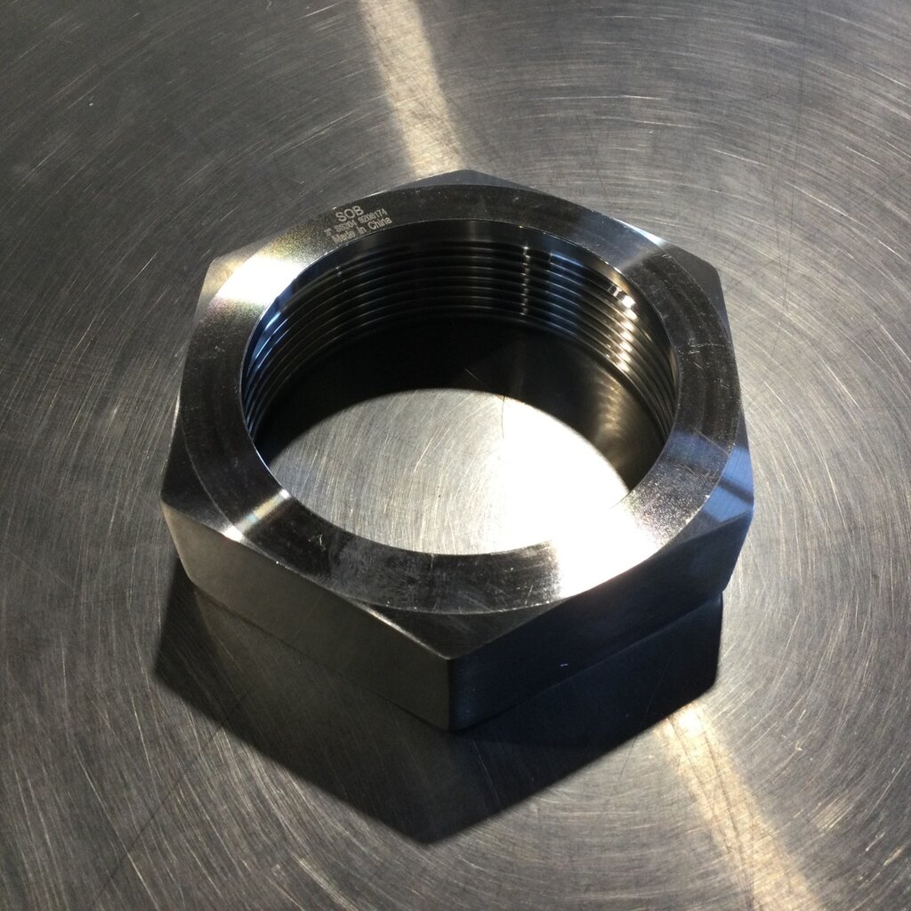 DIXON 3" UNION HEX NUT SS13H-3-304L