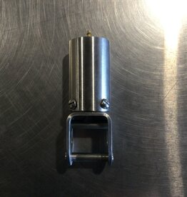 GERMANIA AIR OPERATED S/S SHUTOFF W/ #10-32 X 1/16 BARB FITTING