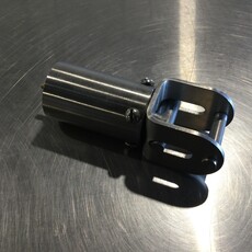 GERMANIA AIR OPERATED S/S SHUTOFF W/ #10-32 X 1/16 BARB FITTING