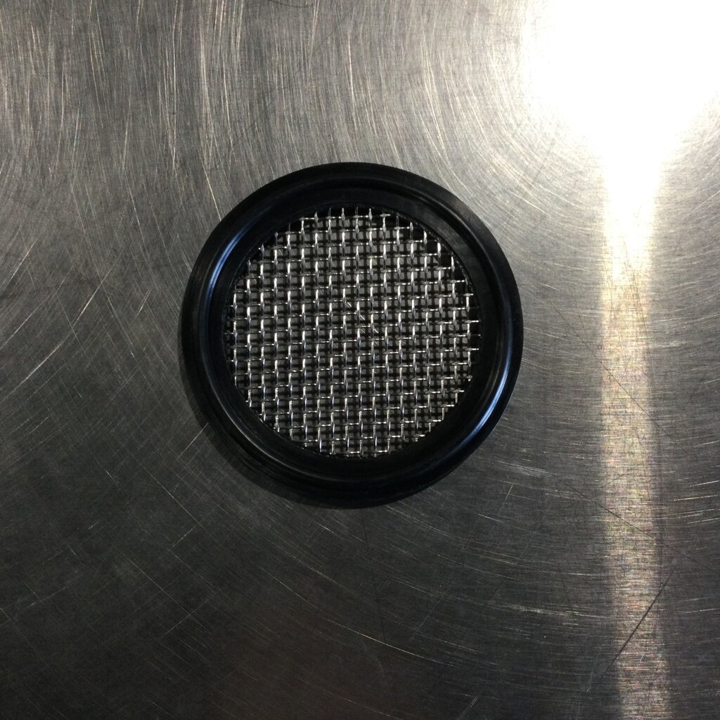 2" 40MPS SCREEN CLAMP GASKET, BLACK BUNA #10 MESH