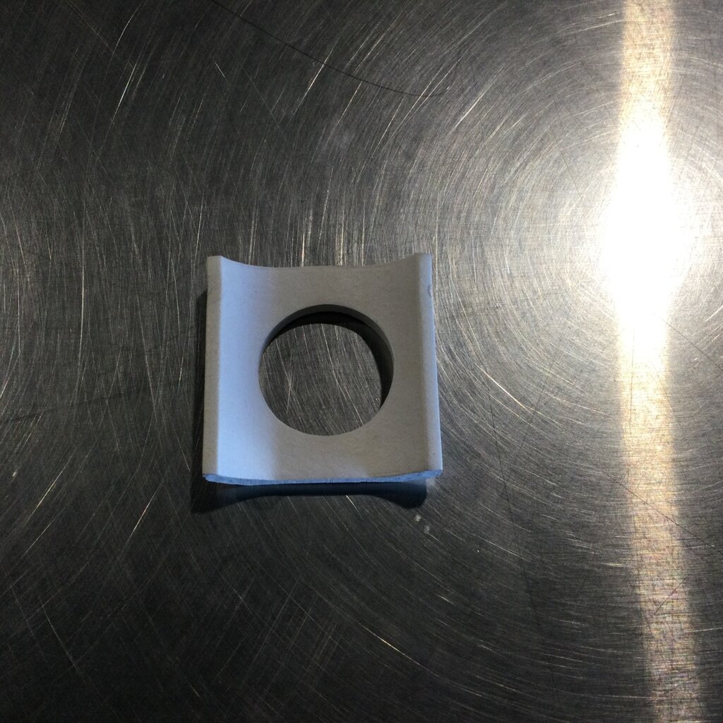 7/8  MILK LINE WHITE CLAMP GASKET