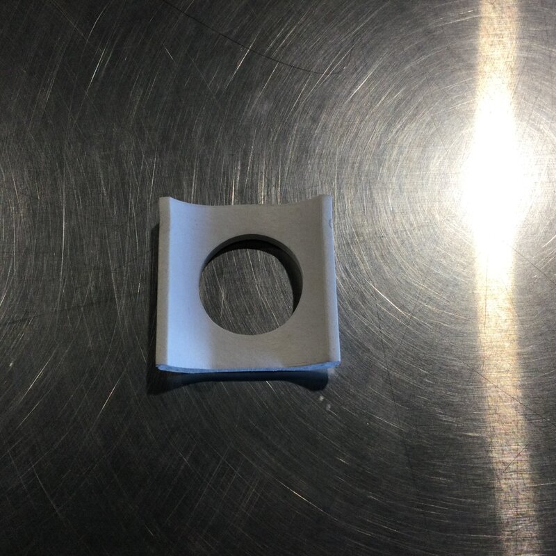 7/8  MILK LINE WHITE CLAMP GASKET