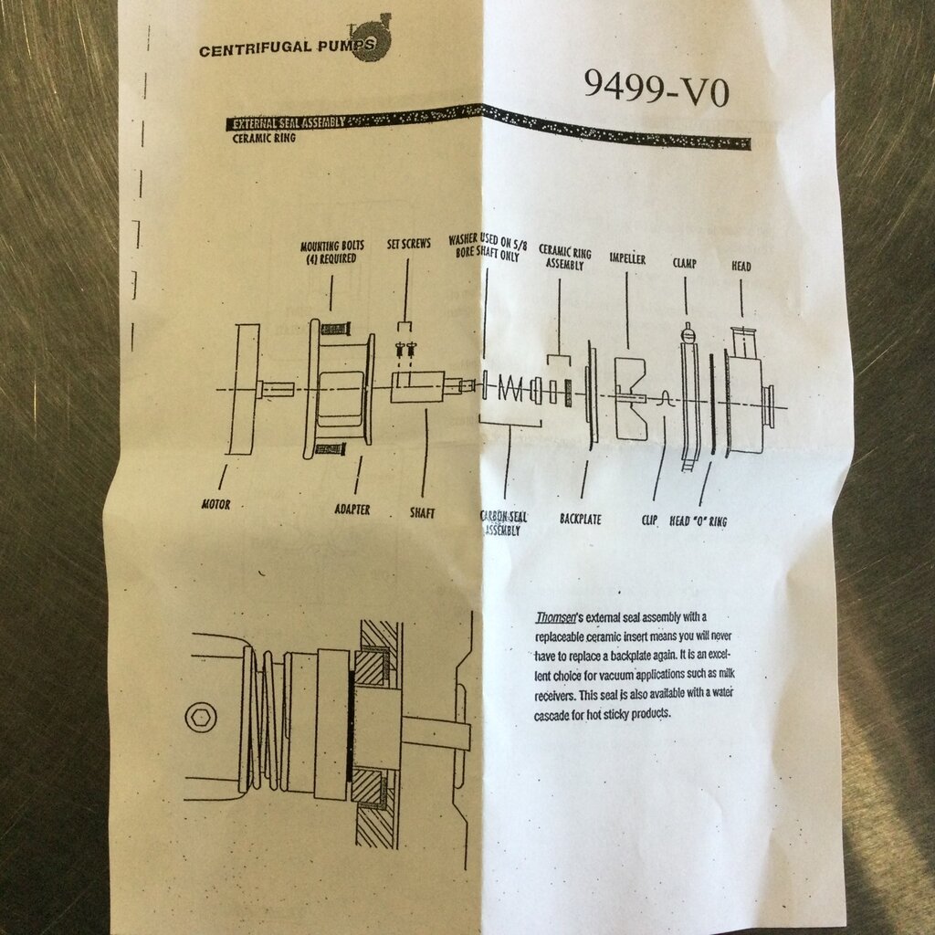 #8 PUMP External VITON SEAL KIT