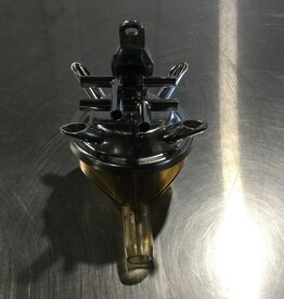 300CC VENTED CLAW W/O VALVES, S/S TEE 9/32 BACK TO FRONT W/ RADEL BOWL