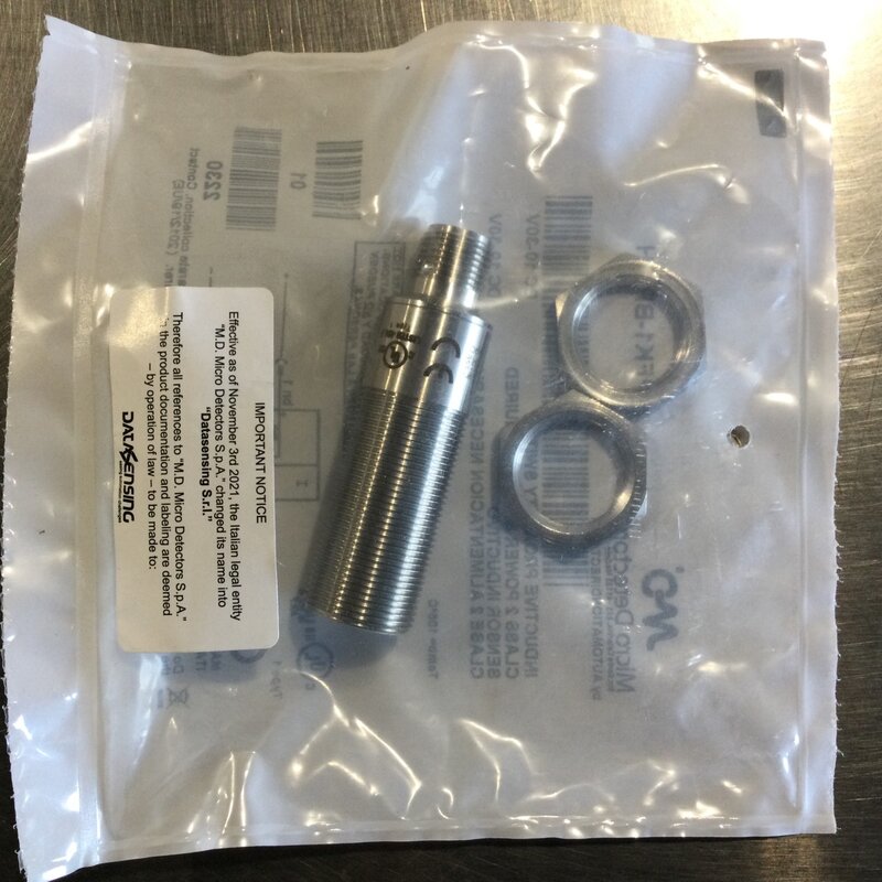 PROXIMITY SENSOR S/S, 18MM dia., 8MM SENSING DISTANCE, 10-30VDC, N.O. / N.C. OUTPUTS, M12 CONNECTOR