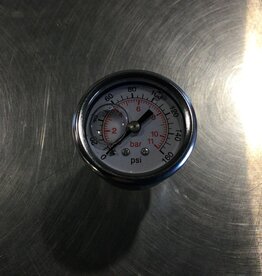 GAUGE W/ 1-1/2 FACE, 0-160 PSI, 1/8NPT PANEL CLAMP