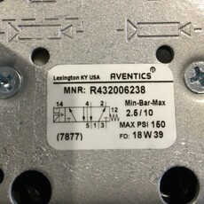 AIRTEK TW55 AVENTICS AIR CONTROL VALVE,  BASE MOUNTED, 4-WAY, 1-SOLENOID, 2-POSITION, PORT SIZE 1/2-14, 120VAC