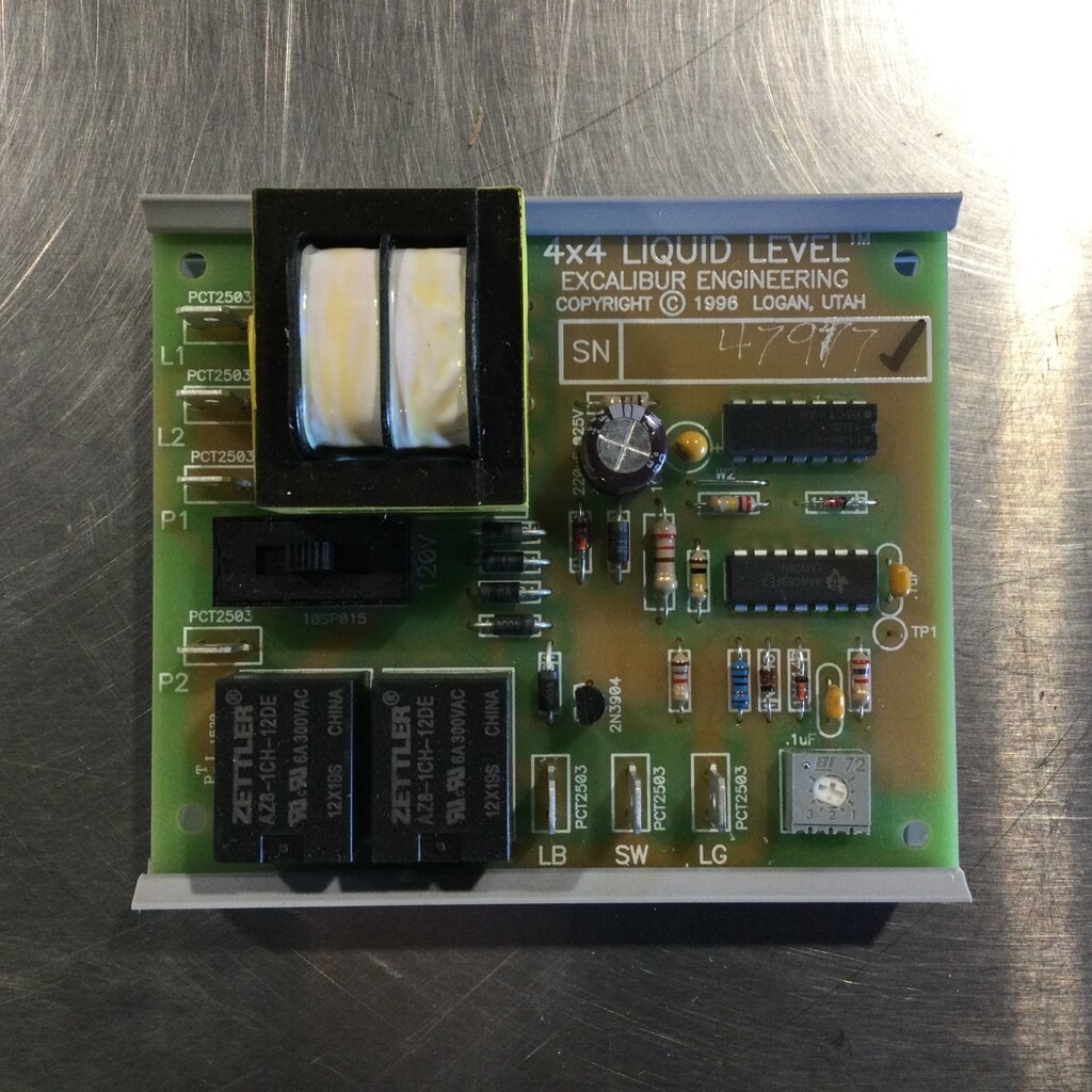 4 X 4 LIQUID LEVEL CONTROL BOARD 120/240V
